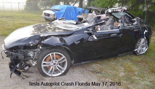 Tesla autopilot crash Florida