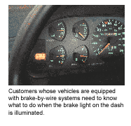 brake warning light