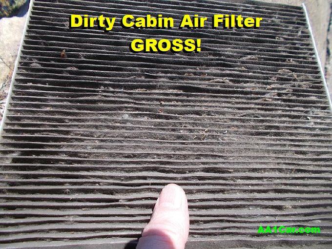 replace cabin air filter