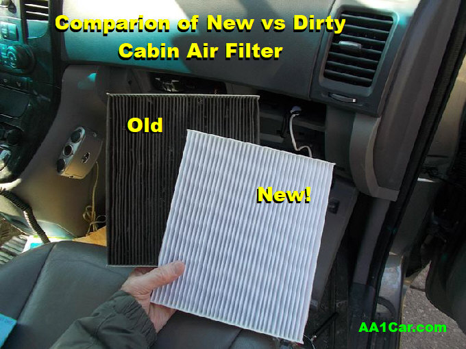 replace cabin air filter