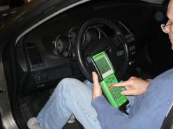 use a scan tool to check MAP sensor input and fault codes