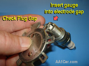 check spark plug gap