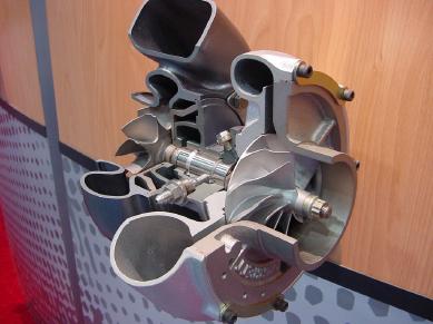 turbocharger cutaway