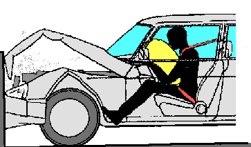 airbags protect in car crash