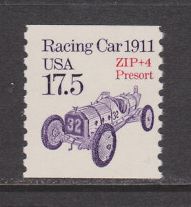 1911 race car stamp