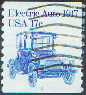 17 cent electric car stamp