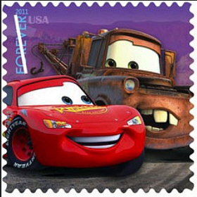 pixar cars stamp