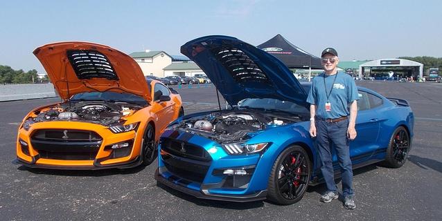 Larry Carley at Shelby GT500 event Autobahn Joliet IL