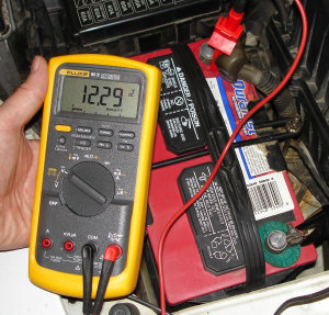 check battery voltage