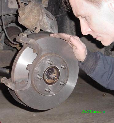 inspect brake rotor
