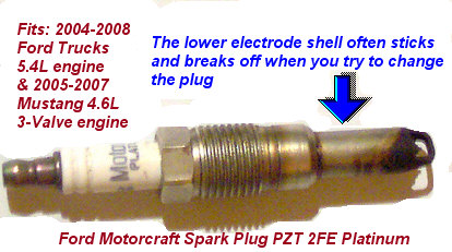 Ford Motorcraft PZT 2FE Platinum spark plug