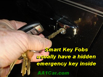 key fob emergency key