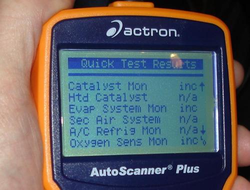 scan tool obd monitors incomplete