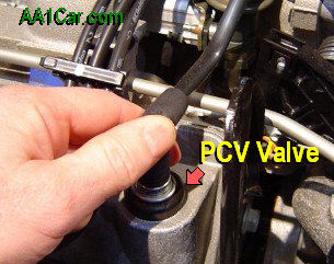 pcv valve on engine