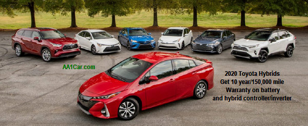 Toyota 2020 Prius and other Hybrids Models
